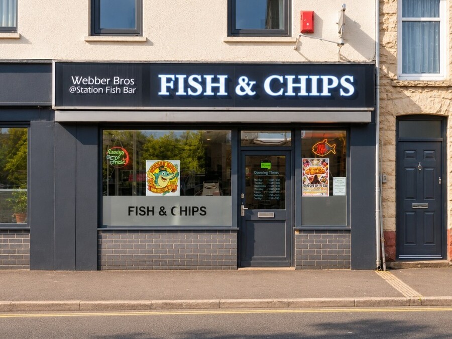 Webber Bros @ Station Fish Bar in Treorchy Webber Bros @ Station Fish Bar in Treorchy